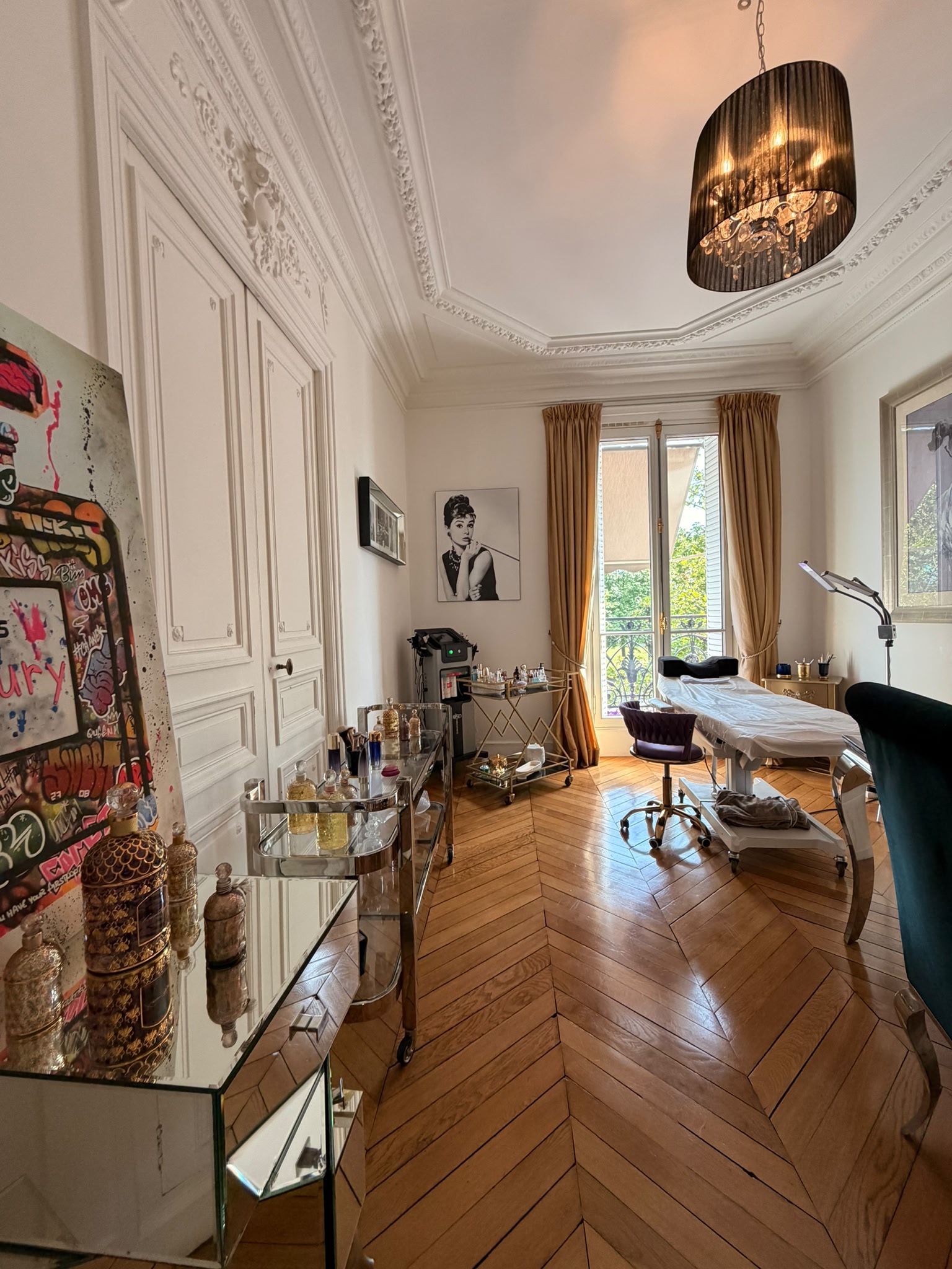 Le cabinet Prestige Skin à Trocadéro, vue d'ambiance